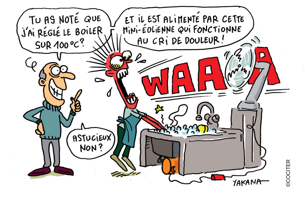 La température de mon eau chaude est réglée entre 55 et 60°C